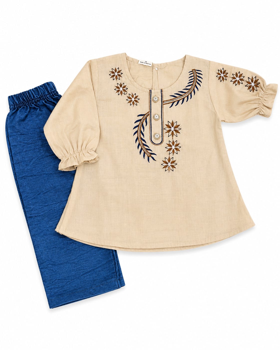 Minitoz "Sweet Baby" Embroidered Summer Set